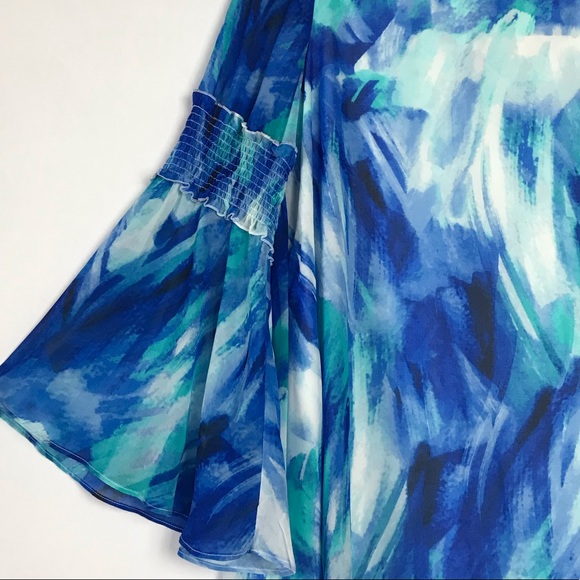 Calvin Klein Brush Stroke Print Long Sleeve - Picture 7 of 12